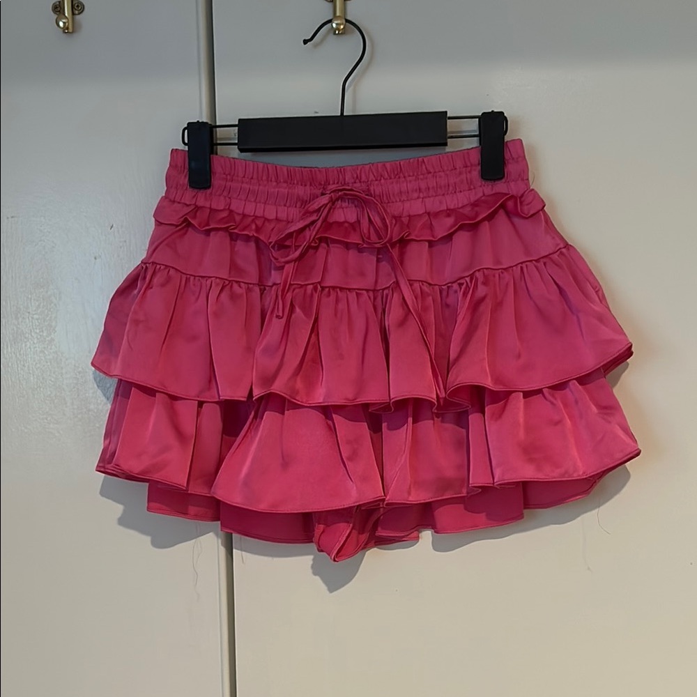 Pink Ruffled Sassy Shortcake Skirt